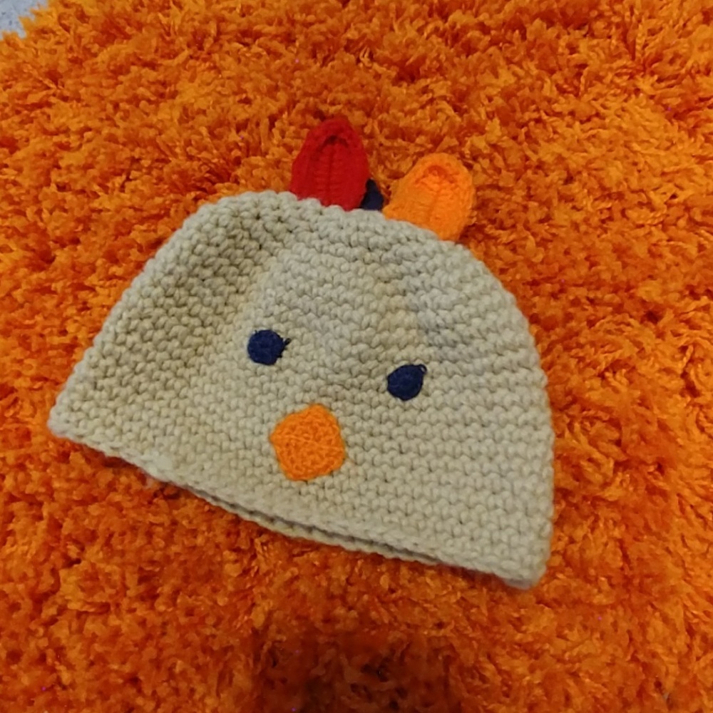 Handmade Knit Turkey Hat